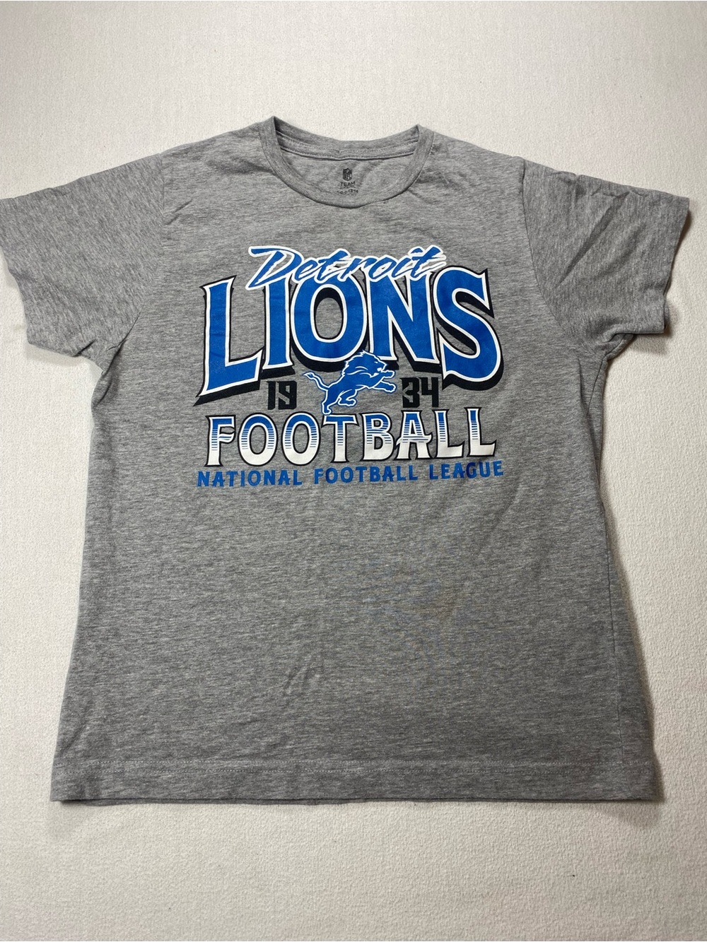 NFL Detroit Lions Kids Short Sleeve Tee size large